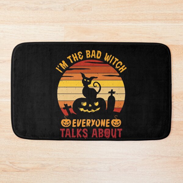 Item preview, Funny Halloween Cat, I'm The Bad Witch designed and sold by Fabvity.