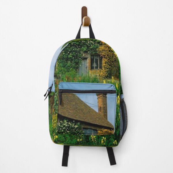 Item preview, Beautiful and relaxing European flowering garden in springtime with building designed and sold by LiveToLearn.