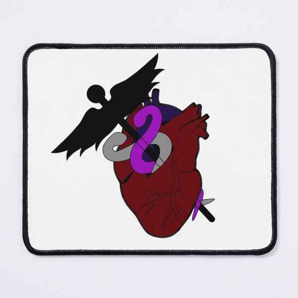 Item preview, Rod of Asclepius through heart, less brutal designed and sold by OberArt.