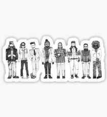DUDES Sticker