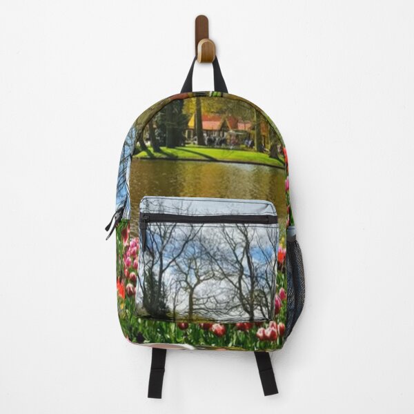 Item preview, Beautiful and relaxing European flowering tulip garden in springtime designed and sold by LiveToLearn.