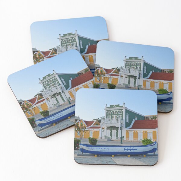 Item preview, Curacao Old Town Colorful Houses designed and sold by CarolinaReina.