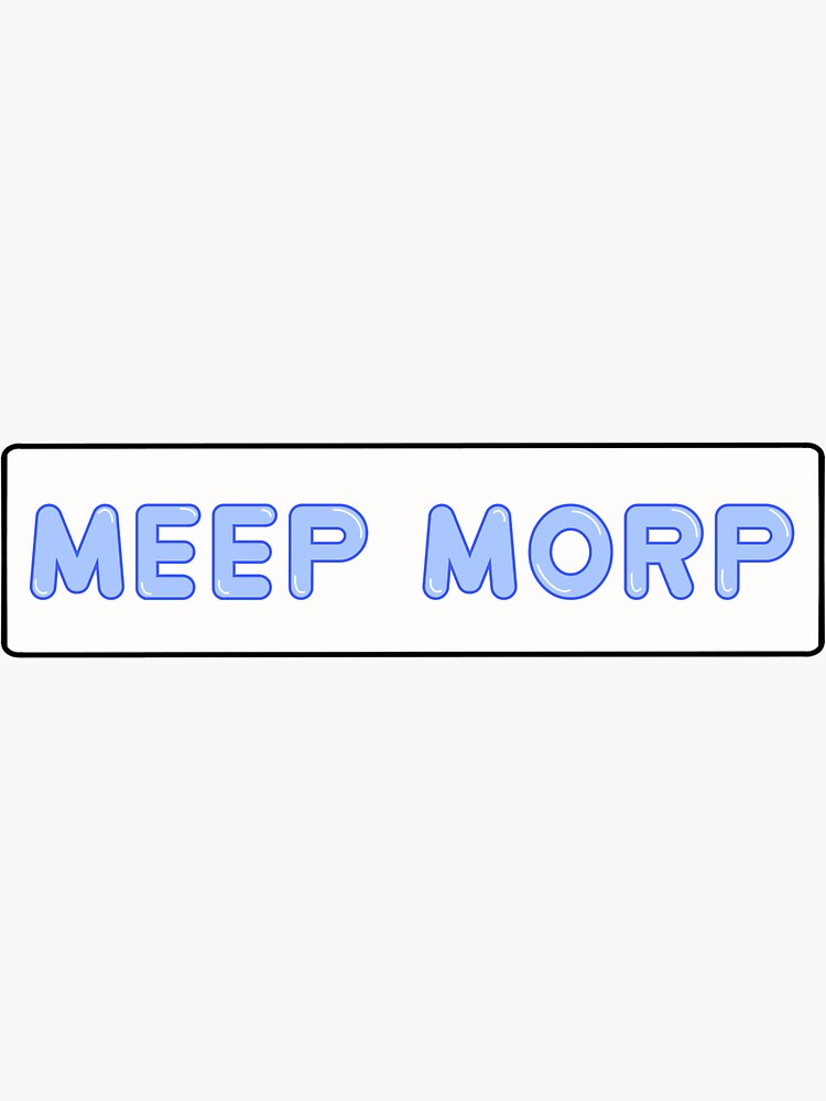 Meep Morp Dinosaur Sticker