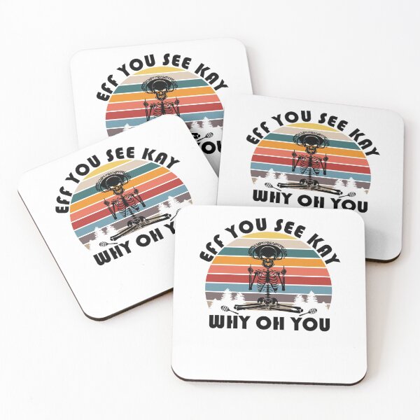 Item preview, Eff you see kay why oh you funny Skeleton Yoga  designed and sold by kamilbogaty1.