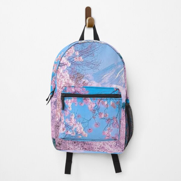 Item preview, Cherry Blossom in Japan with mountain and snow in the background designed and sold by LiveToLearn.