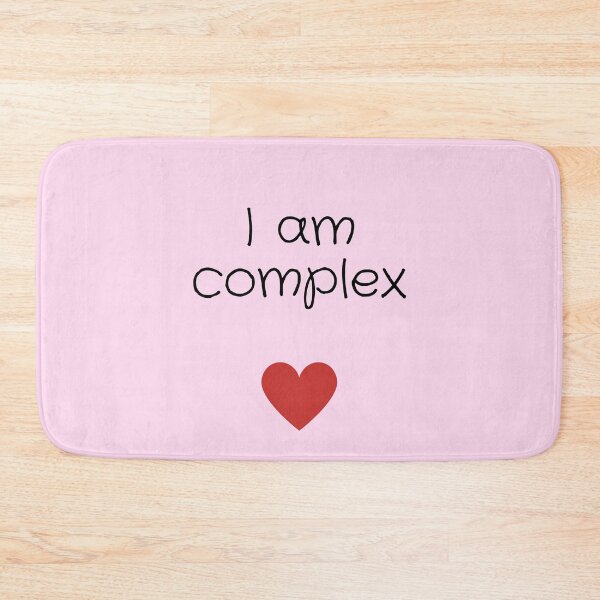 Item preview, Body Positive, self acceptance, self love quote "I am complex" design designed and sold by slimevil.