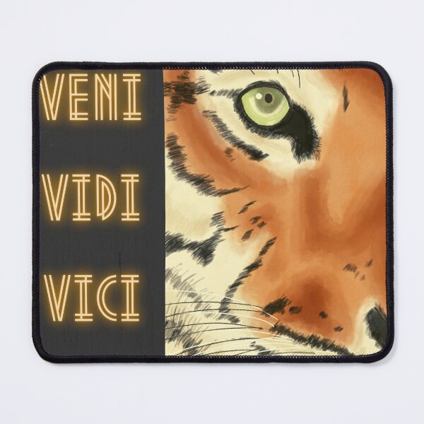 Item preview, Veni Vidi Vici - Tiger - Latin Proverb - Motivation designed and sold by BunnyBizarre.