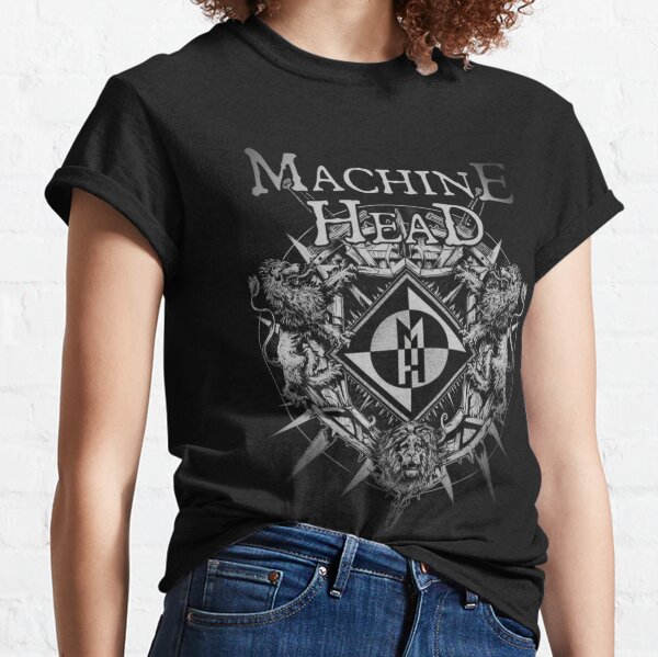 Machine Head T Shirt Bang Your Head Band Logo Nouveau Officiel Homme 