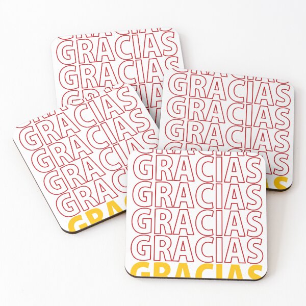 Item preview, Gracias in the spanish national colors meaning thank you designed and sold by DavidMay.