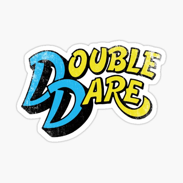 “Double Dare (vintage)” Sticker for Sale by MakeWayGFX | Redbubble