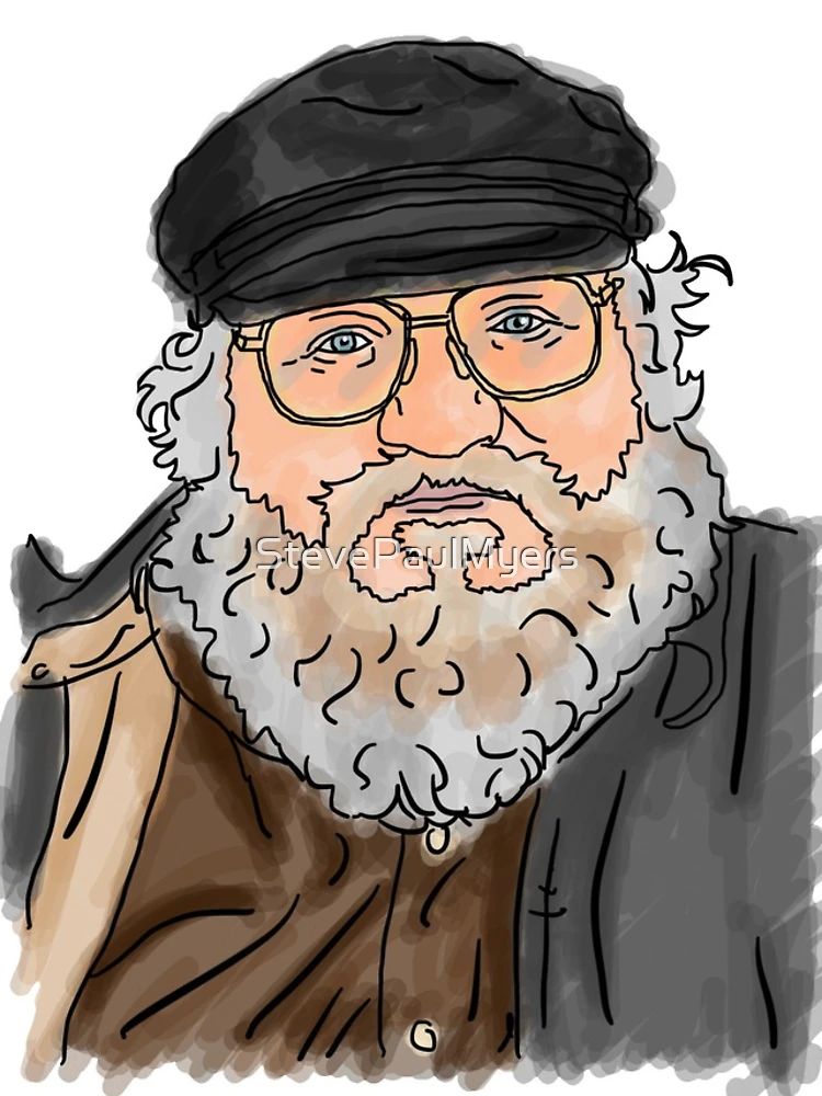 Thumbnail 4 of 4, iPhone Case, George R R Martin designed and sold by StevePaulMyers.