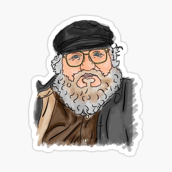 George R R Martin Sticker
