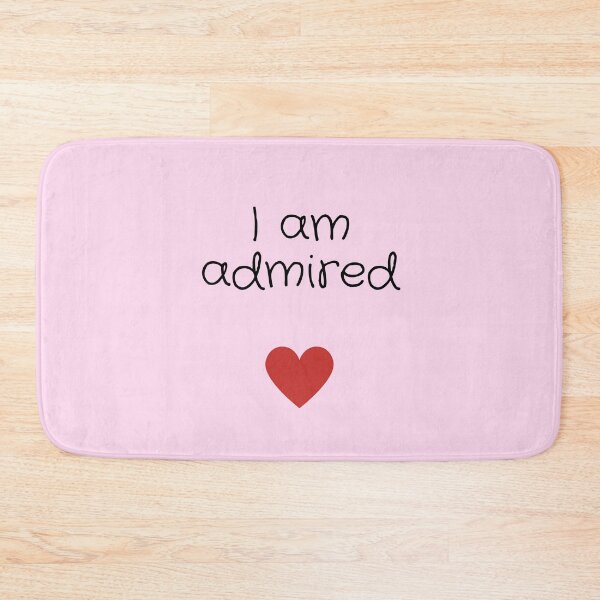 Item preview, Body Positive, self acceptance, self love quote "I am admired" design designed and sold by slimevil.