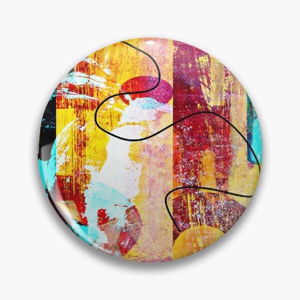 Item preview, AquaYellowRedAbstract designed and sold by FreshDonuts.