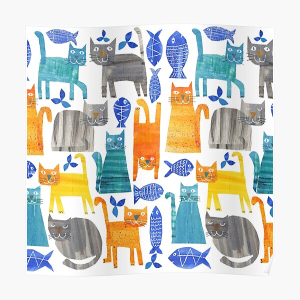 Crazy cats Poster