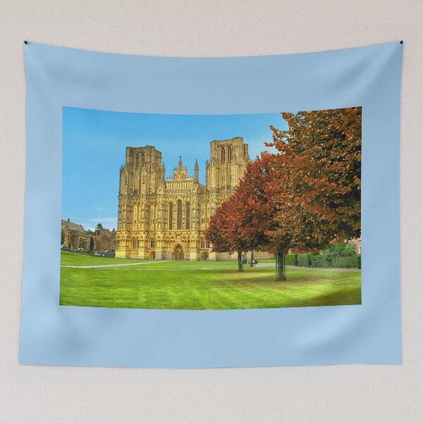 Item preview, Wells Cathedral Autumn Trees designed and sold by Alisonchambers2.
