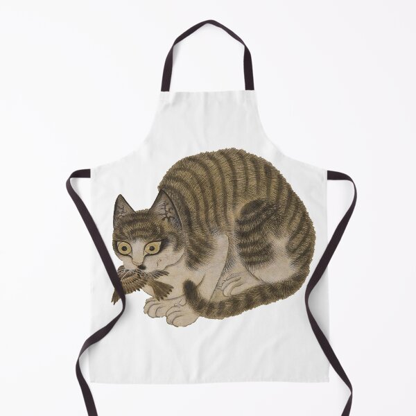 Item preview, A cat with a sparrow in it's mouth designed and sold by nerumy.