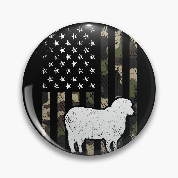 Item preview, Sheep Camouflage USA Flag designed and sold by rafaeltto.