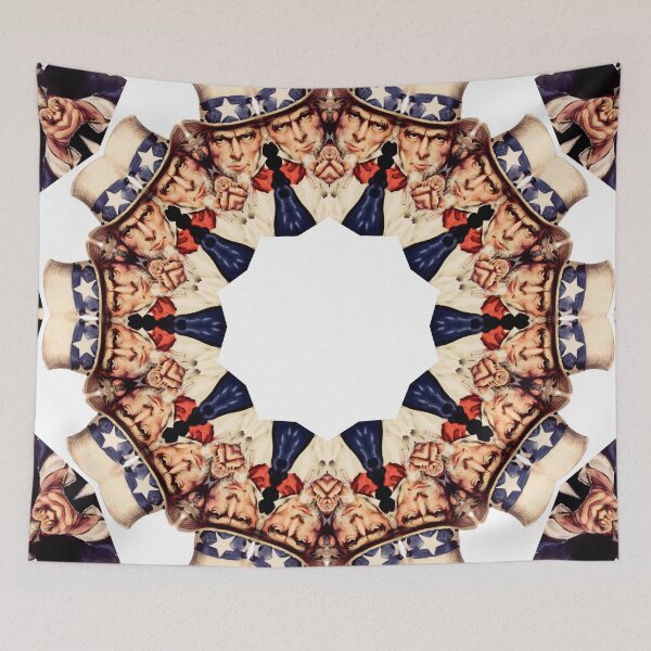 Item preview, Uncle Sam Festive Kaleidoscope Pattern designed and sold by taiche.
