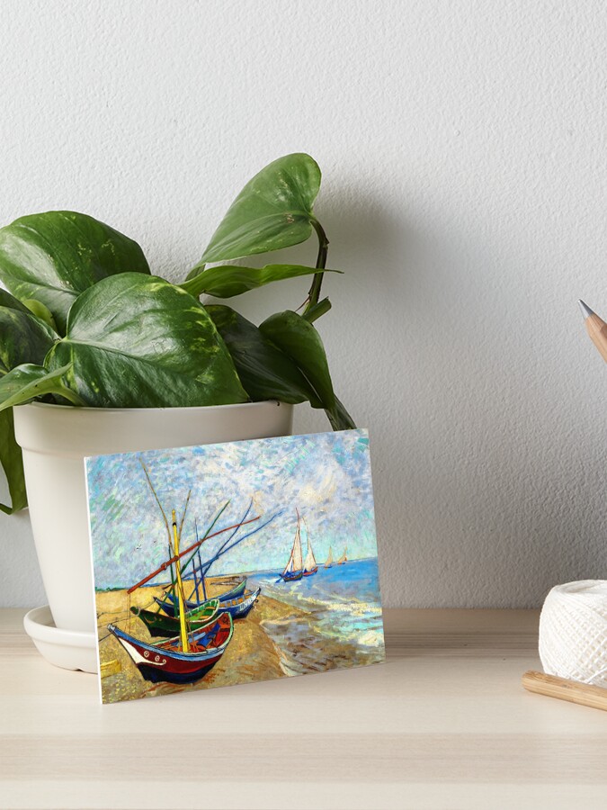 Van Gogh Fishing Boat Shirt, Your Order Plants a Tree 