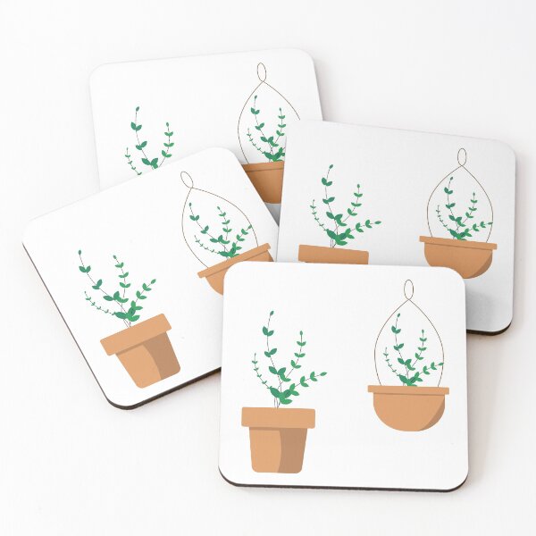 Item preview, Pot and Hanging Plants Stickers designed and sold by mgkreatives.