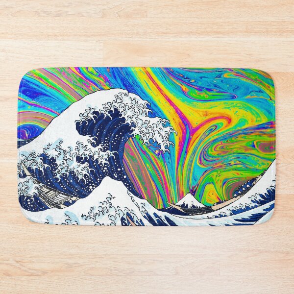 Item preview, Trippy Aesthetic Great Wave  designed and sold by ind3finite.