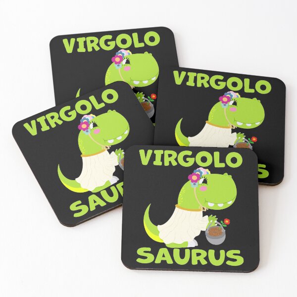 Item preview, Virgosaurus Virgo Zodiac Sign Astrology T-Rex Dinosaur designed and sold by RJ-Art.