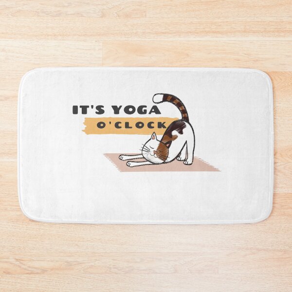 Item preview, It's yoga o'clock | Yoga Cat designed and sold by PuTaTeeShop.
