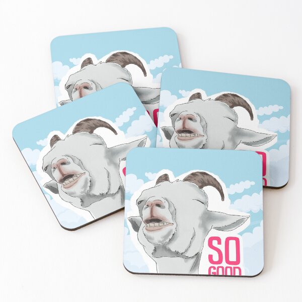 Item preview, So Good - Goat Feeling Good - Farm Animal - Funny Goat designed and sold by BunnyBizarre.