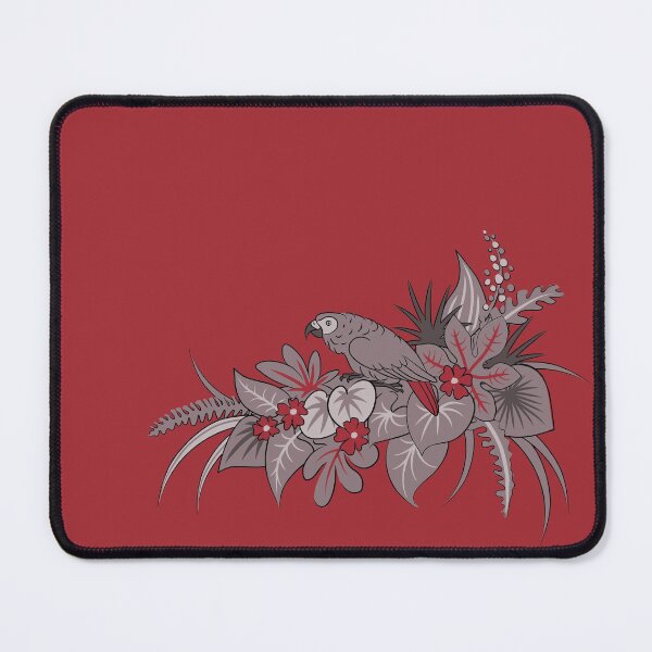 Item preview, African grey parrot: vignette 1 (red) designed and sold by selfproclaimd.
