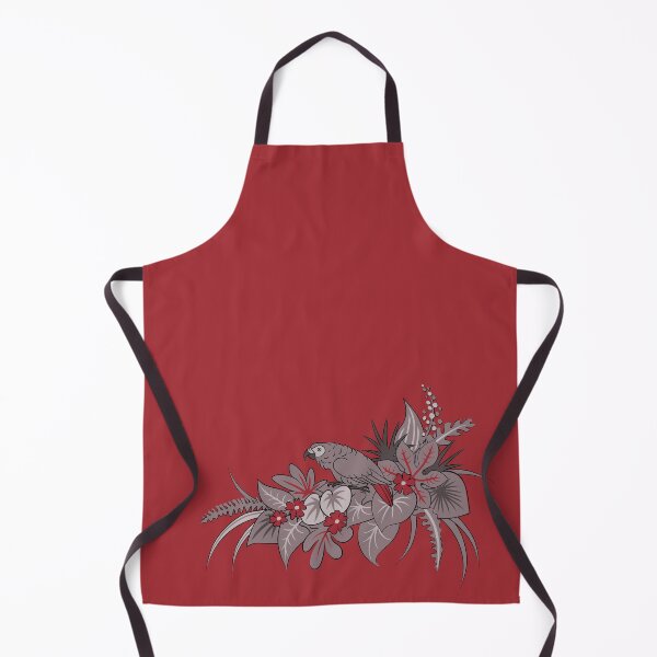 Item preview, African grey parrot: vignette 1 (red) designed and sold by selfproclaimd.