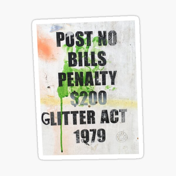 Item preview, Post No Bills designed and sold by Johannesart.