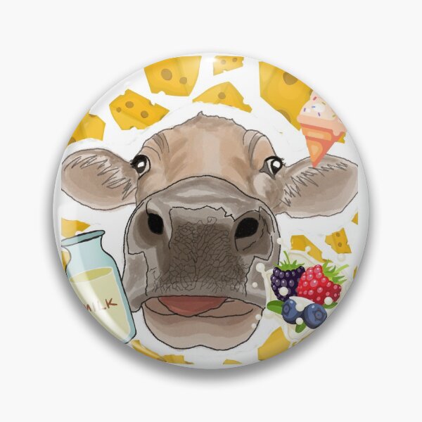Item preview, Swiss Cow - Funny - Dairy - Cheese - Milk - Yogurt - Ice Cream designed and sold by BunnyBizarre.