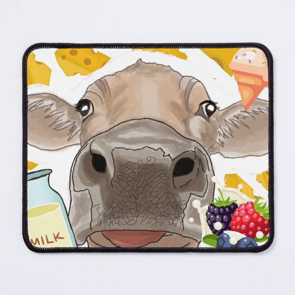 Item preview, Swiss Cow - Funny - Dairy - Cheese - Milk - Yogurt - Ice Cream designed and sold by BunnyBizarre.