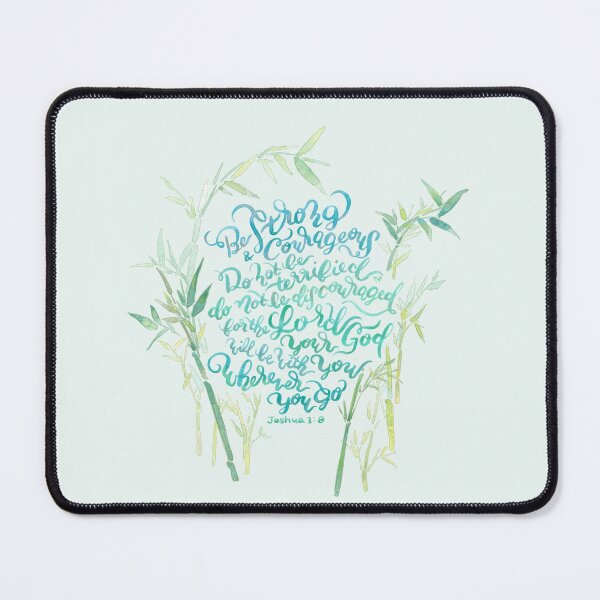 Item preview, Be Strong and Courageous - Joshua 1:9 - bamboo designed and sold by joyfultaylor.