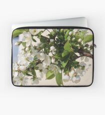 White Sea of Blossoms Laptop Sleeve