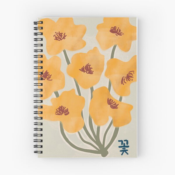 Item preview, Abstract Yellow Florals Kkot designed and sold by MercuryV.