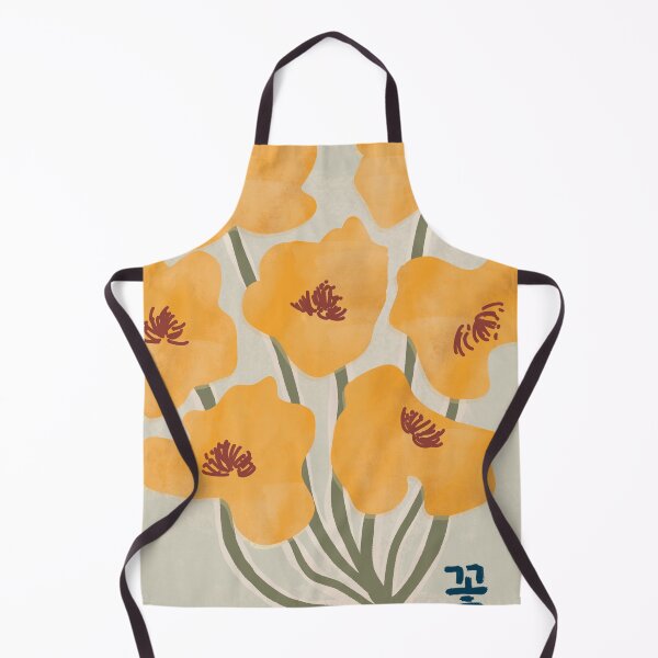 Item preview, Abstract Yellow Florals Kkot designed and sold by MercuryV.