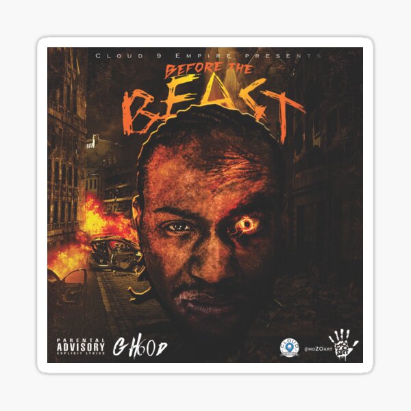 Buck's first official mixtape Sticker