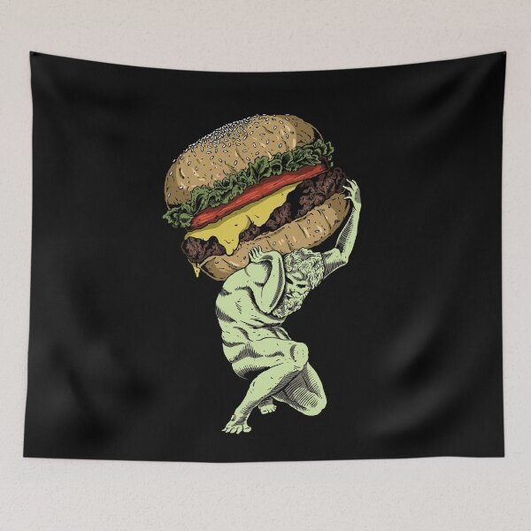 Item preview, Atlas Burger designed and sold by PopcornpunkART.