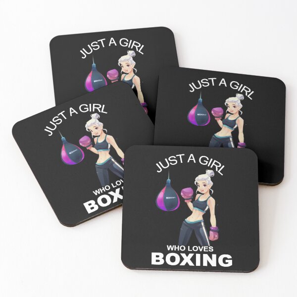 Item preview, Just A Girl Who Loves Boxing  designed and sold by officialfanclub.