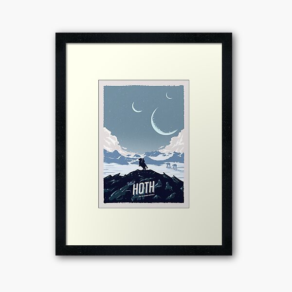 Visit Hoth Framed Art Print
