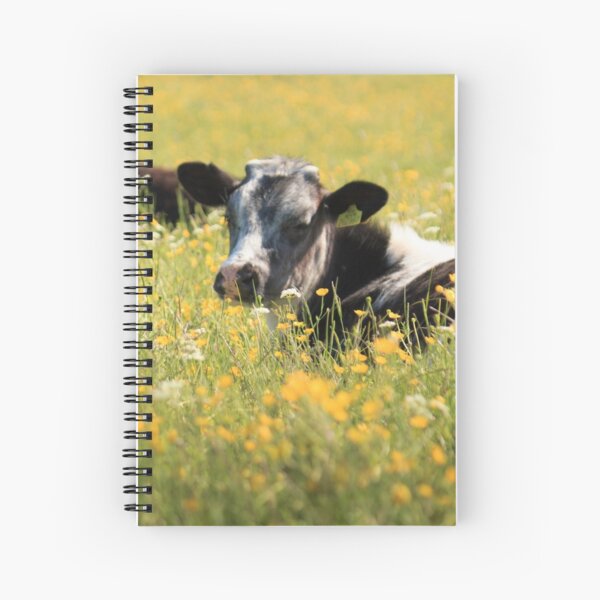 Cattle on the Plot Spiral Notebook