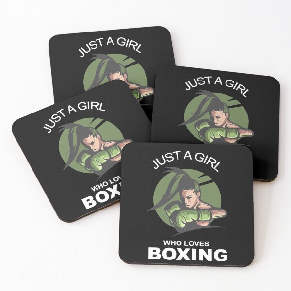Item preview, Just A Girl Who Loves Boxing designed and sold by officialfanclub.