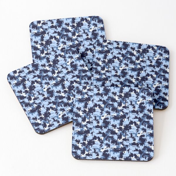 Item preview, Blue Square Digital Camouflage  designed and sold by RENAGADE4LYF.