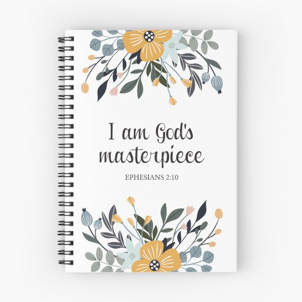 Item preview, Bible Verse Ephesians 2:10 - I am God's Masterpiece designed and sold by AGDStudio.