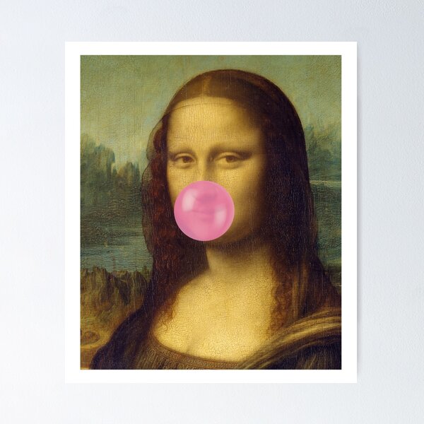 Item preview, The Bubble Gum Mona Lisa designed and sold by Chunga.