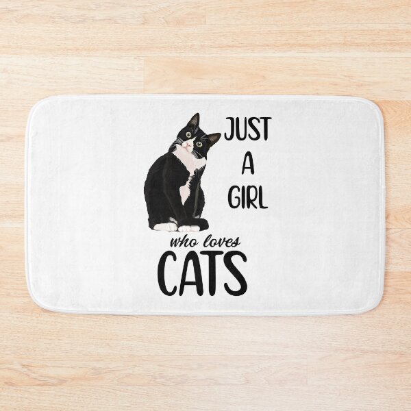 Item preview, Just A Girl Who Loves Cats designed and sold by officialfanclub.