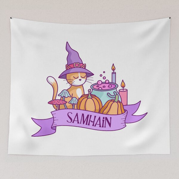 Item preview, Samhain - Wheel of the Year designed and sold by sombrasblancas.