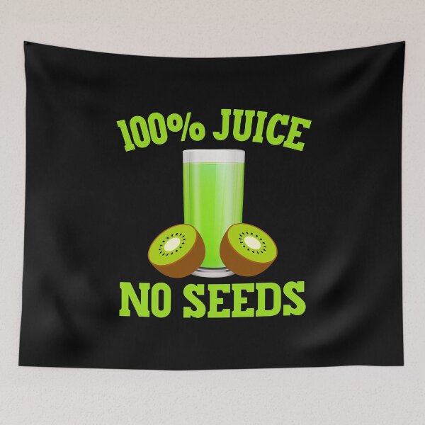 Item preview, 100 Juice No seeds - 100 Percent Kiwi Juice - Funny Vasectomy designed and sold by AnyKitty.